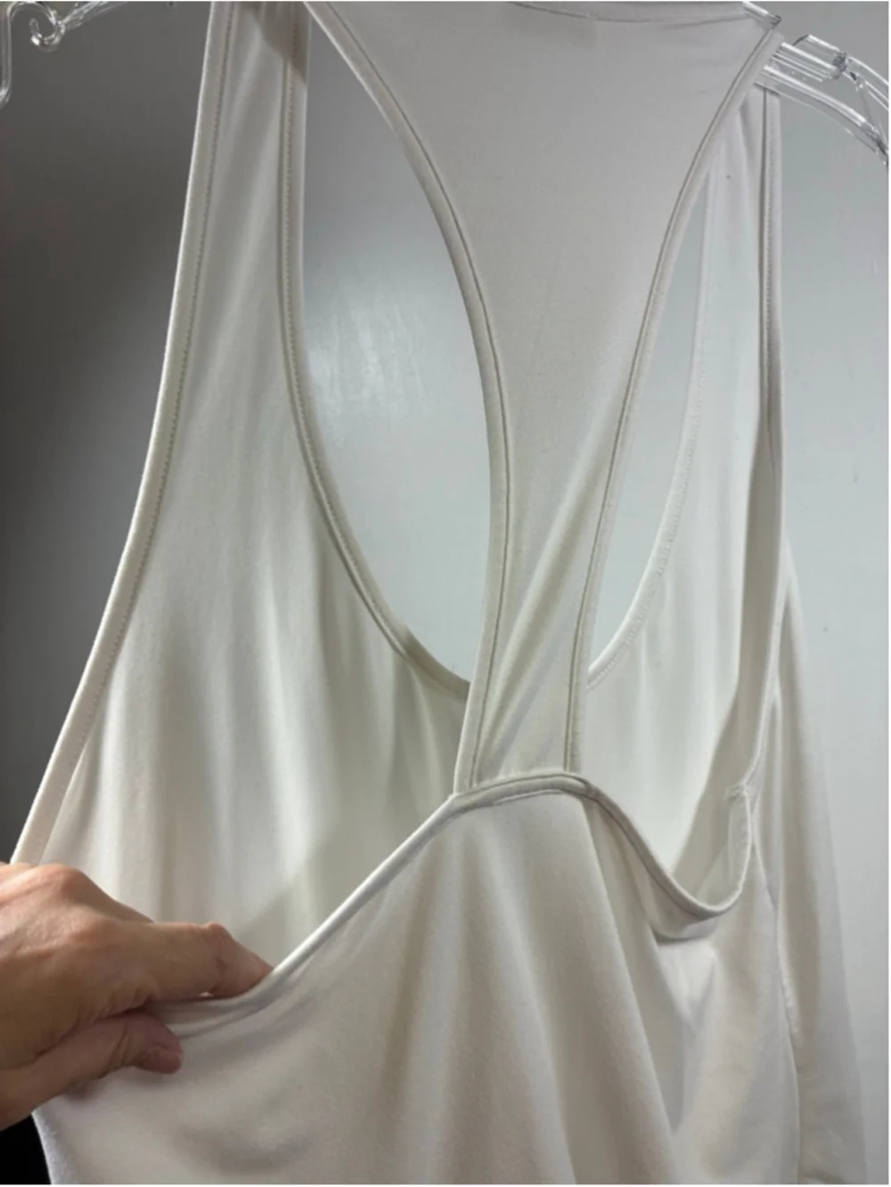 Intimately Free People Racerback Tank Top in White Size S